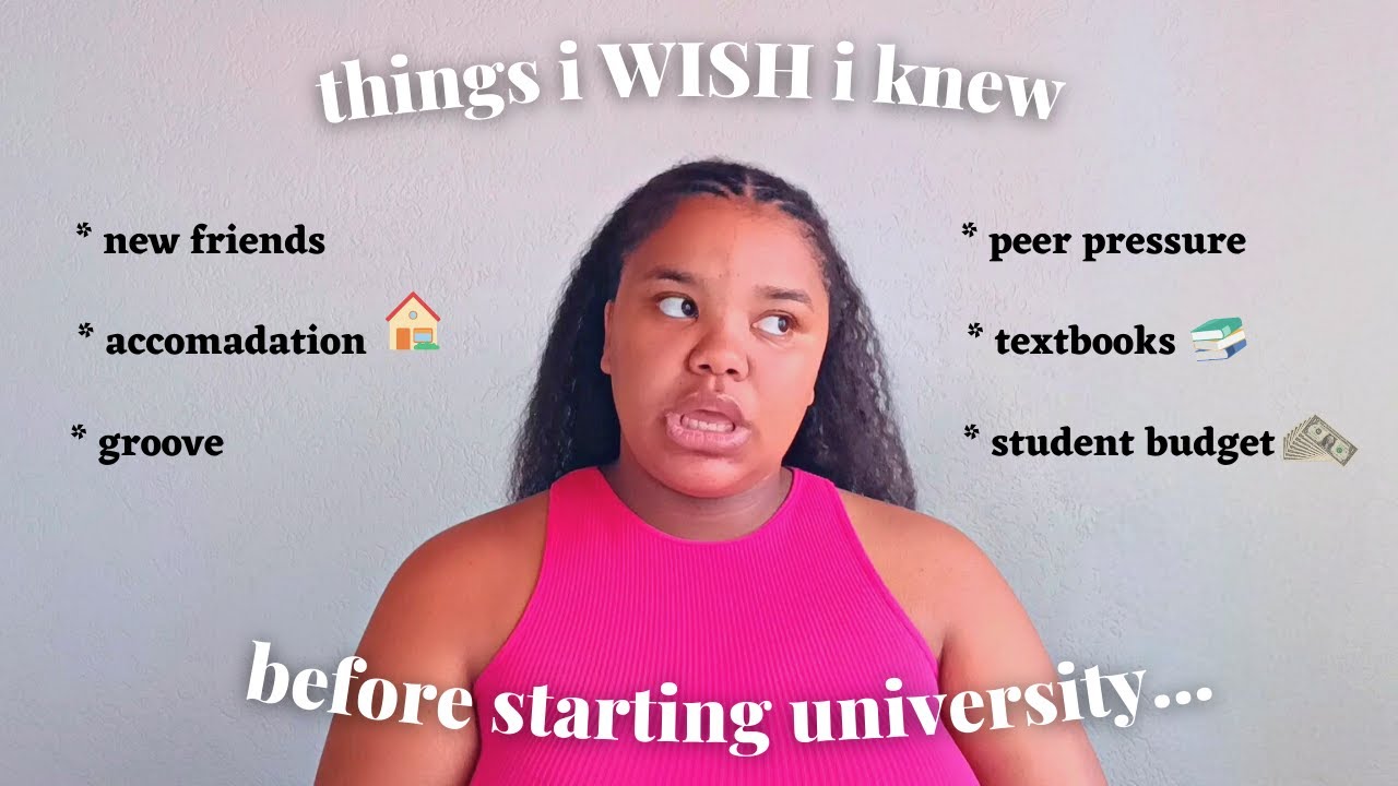 Things i wish i knew before going to university | Tips for UWC STUDENT |South african youtuber