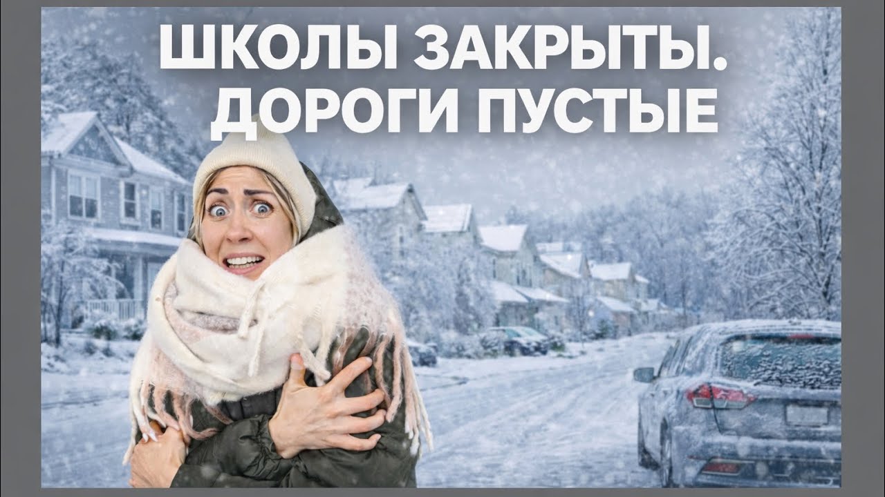 Как мы пережили ледяной шторм в США | Наш опыт в южном штате 