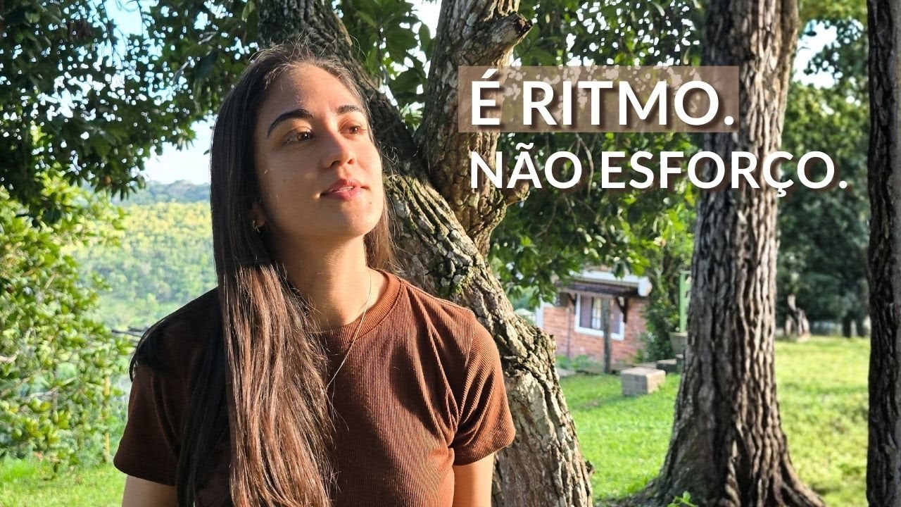 Você não está cansado, está sem ritmo.