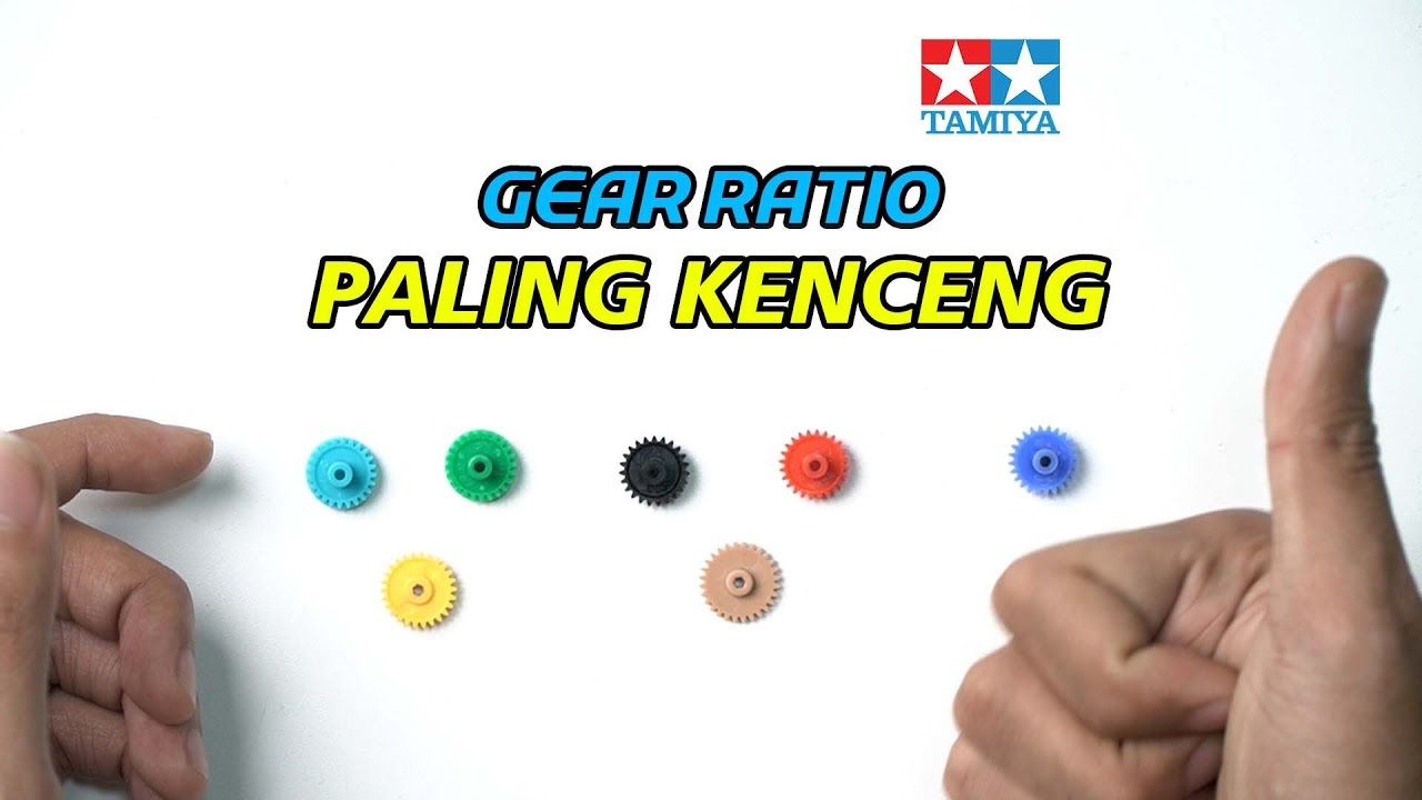 GEAR RATIO PADA TAMIYA MINI 4WD || 【ミニ四駆】MINI 4WD