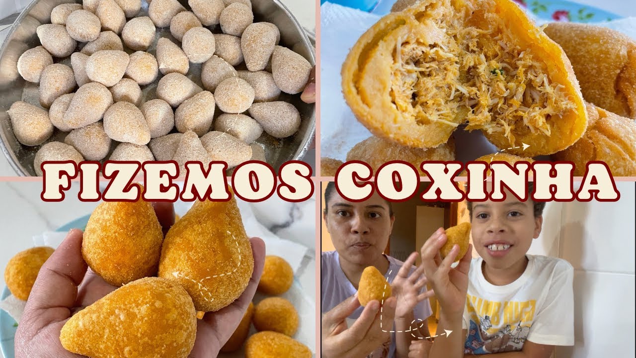 Eu e Gu Fazendo Coxinha… Olha no Que Deu 😅🍗 | Vlog Simples