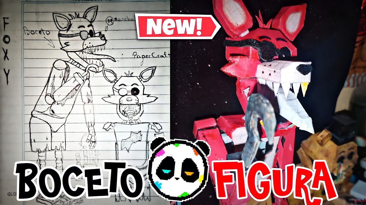Hago a Foxy de Papel ✨(Papercraft Casero)✨ 100‰ ORIGINAL