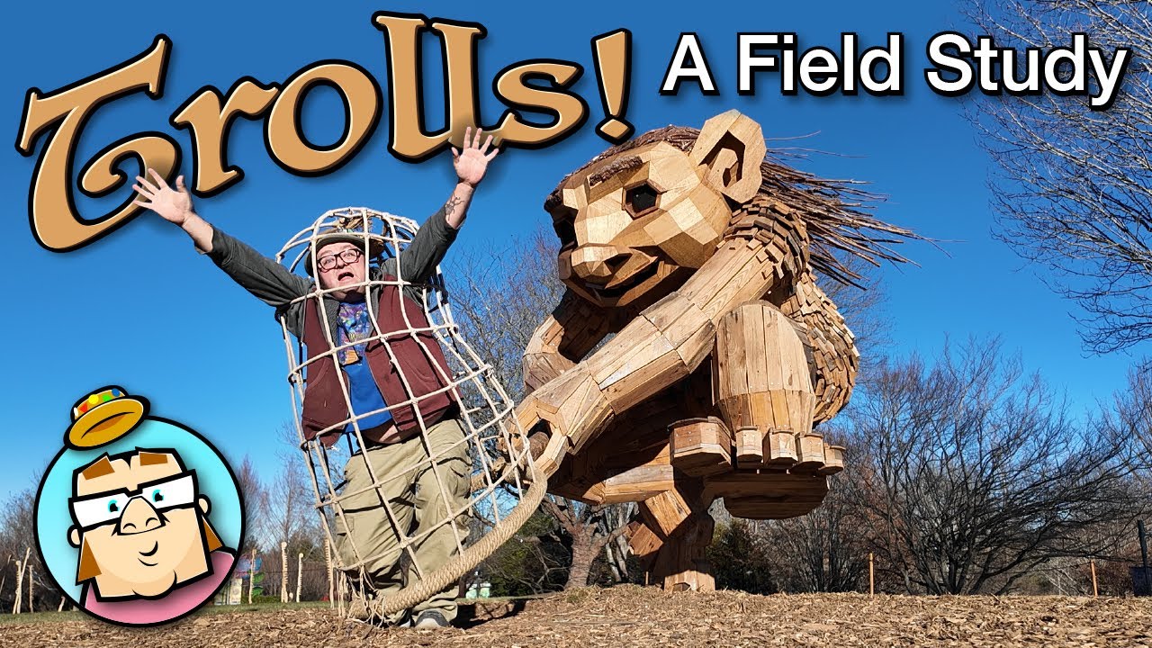 Trolls: A Field Study - Brand New  Dambo Troll Exhibit - North Carolina Arboretum - Asheville , NC