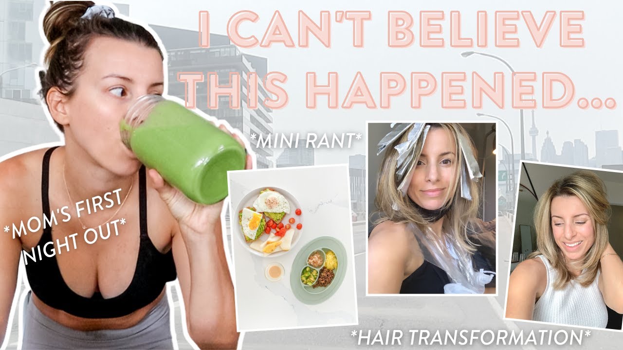 FIRST NIGHT OUT AWAY FROM BABY | Hair Transformation + I Can't Believe This Happened...