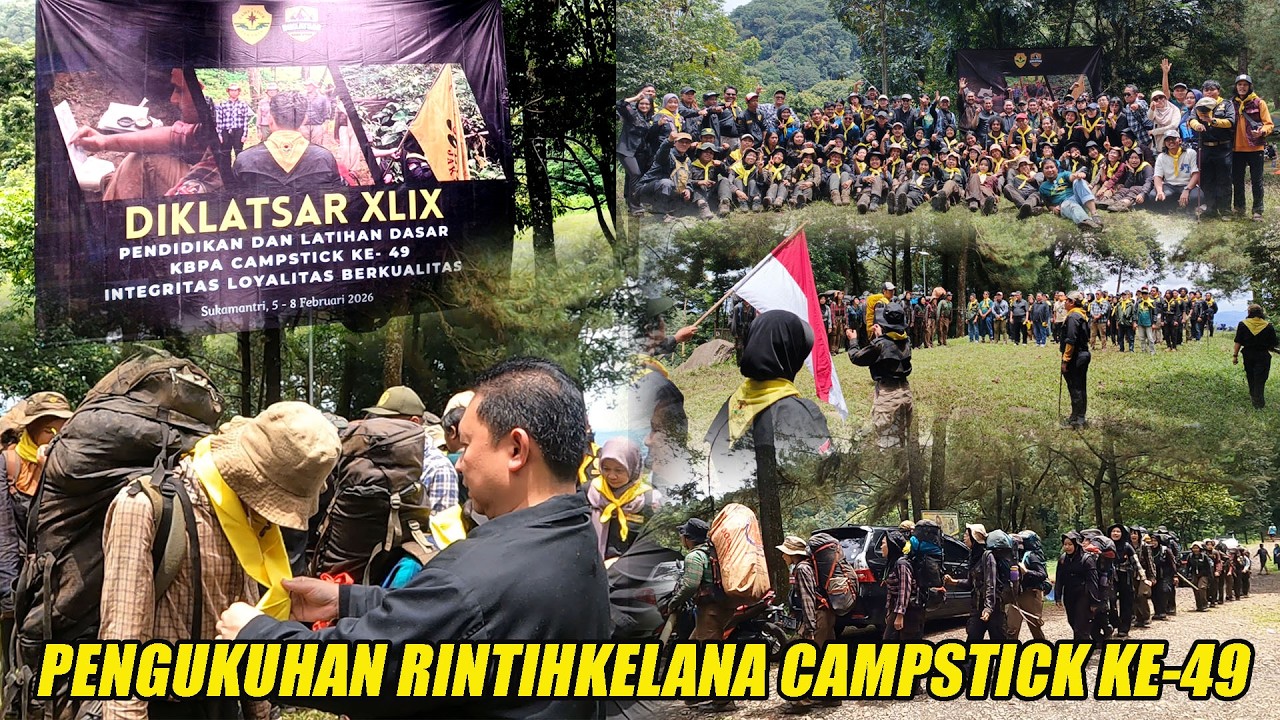 PENGUKUHAN RINTIH KELANA CAMPSTICK KE-49 DIBUPER SUKAMANTRI