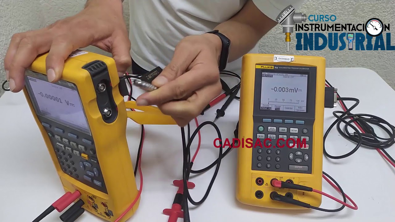 comparación entre calibradores fluke 744 y fluke 754