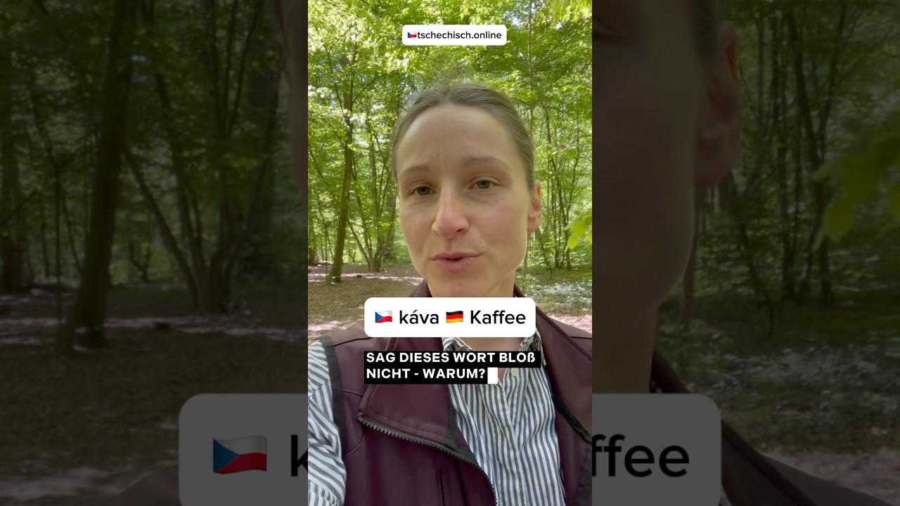 Kaffe auf Tschechisch 🇨🇿 bestellen #tschechisch #tschechischkurs #tschechien #prag #cestina #czech