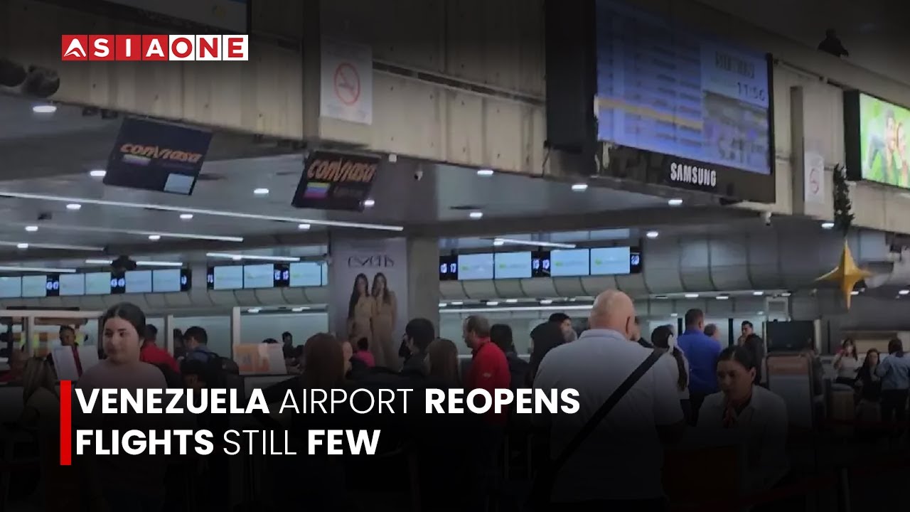 Simon Bol&iacute;var Airport Reopens in Venezuela, But Flights Remain Few | Asia One News