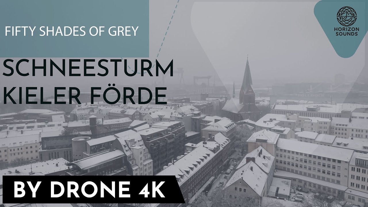 Schneesturm an der Kieler Förde | Fifty Shades of Grey | Stillstand & Bewegung in Kiel