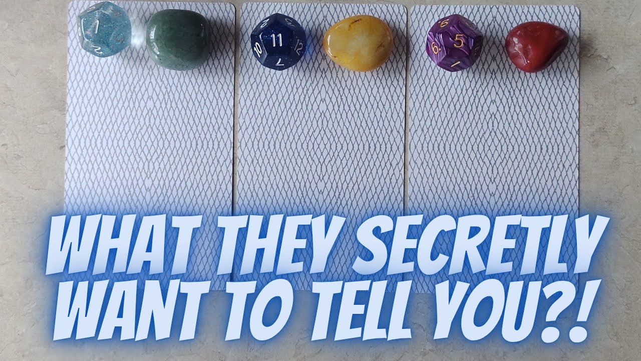 What They Secretly Want To Tell You?! 🫢🤫🤐 | Psychic Pick A Card Tarot Reading ✨🔮🧿