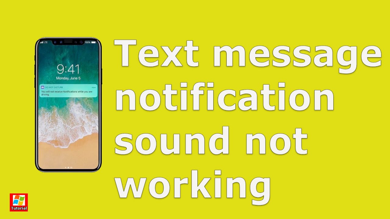 Fix Text message notification sound not working in iPhone iOS 13 14 (Text alert not showing)