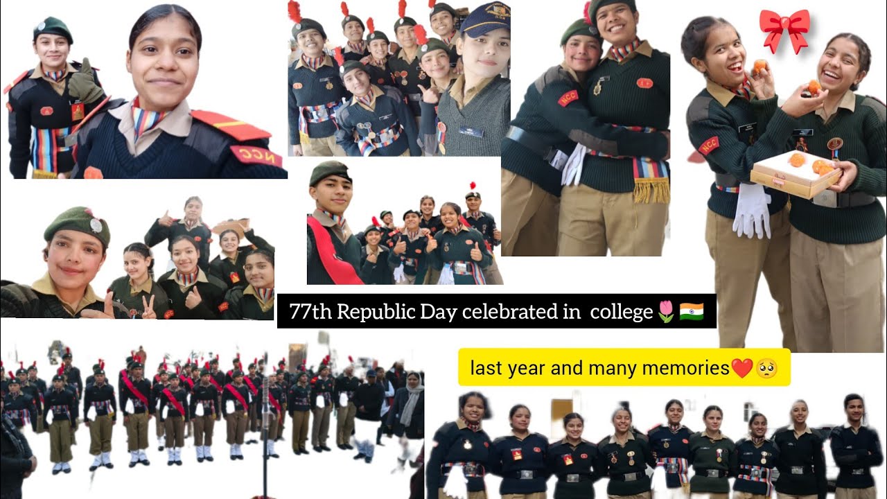 77th REPUBLIC DAY Celebrated in the college🇮🇳🌷