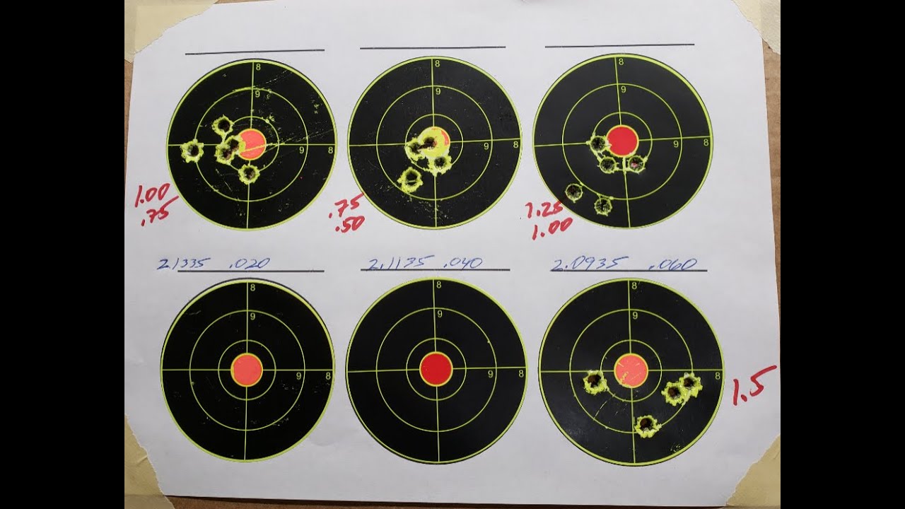 6.5 Creedmoor Ladder & Lands Test:  Hornady 147 EDL-M Bullet with H4350 Powder