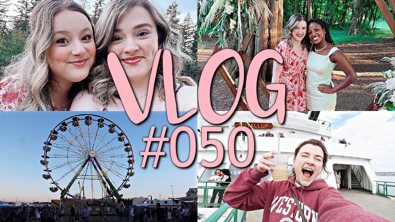 Vlog #050 || got some bad news, went to two weddings, the local fair, and took a weekend trip 🌞