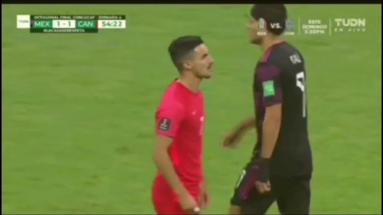 mexico vs canada pelea eliminatorias 2021