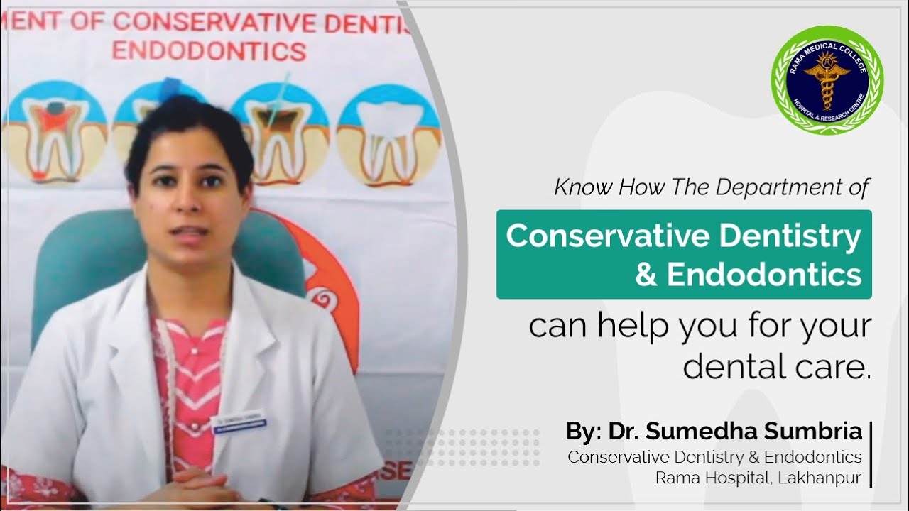 Know how the department of conservative dentistry & endodontics can help you for your dentalcare🦷🪥