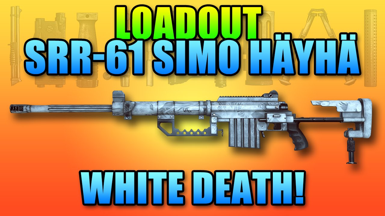 Battlefield 4 Loadout SRR-61 Simo Häyhä White Death Hardcore Mode