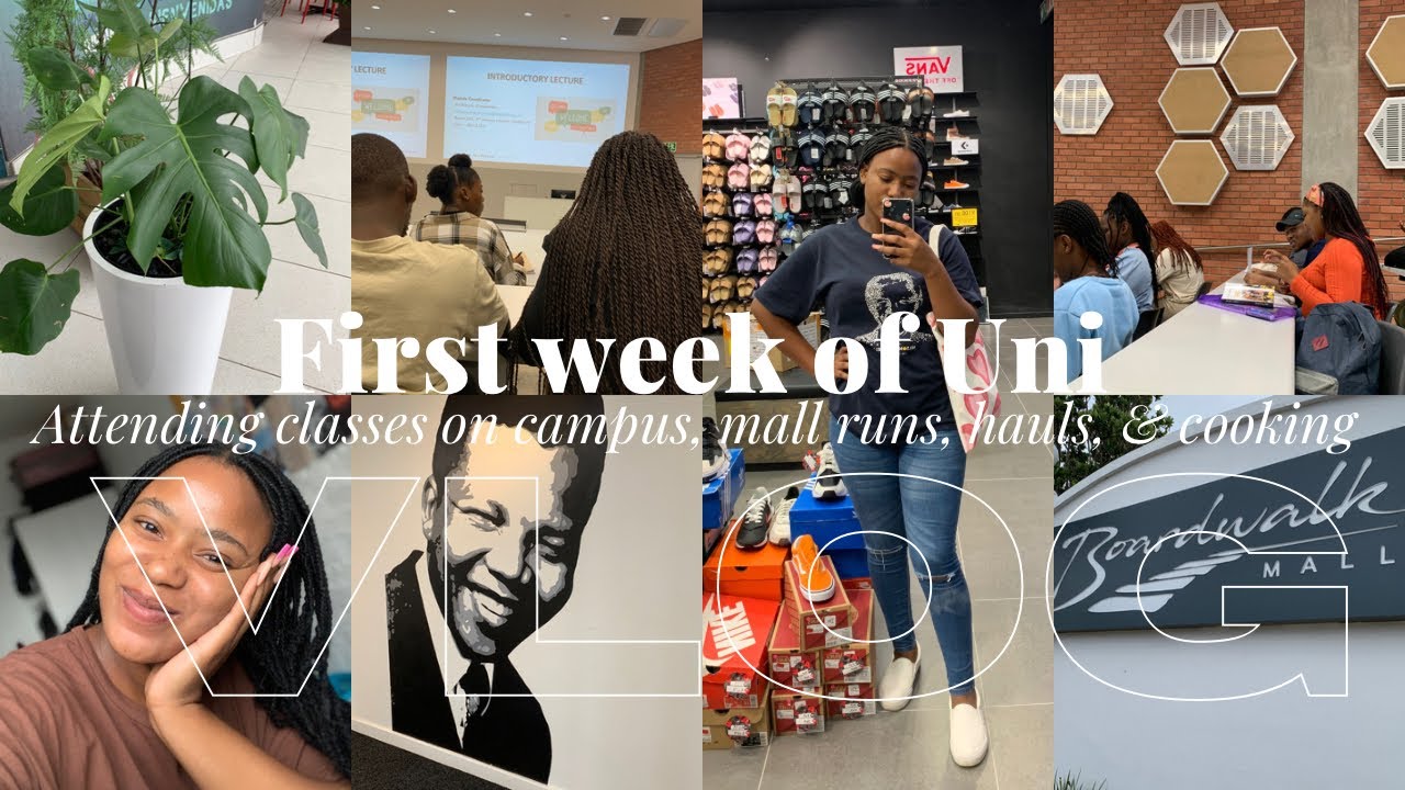 First week back on campus:) Nelson Mandela University| I met a subbie😭♥️🙈 | SA YouTuber 💐♥️