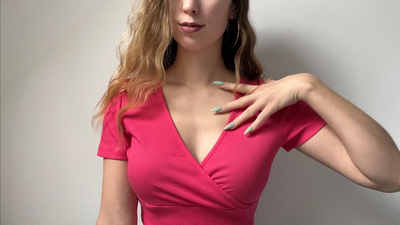 ASMR | Skin Scratching, Collarbone tapping, hand and fabric sounds🔥