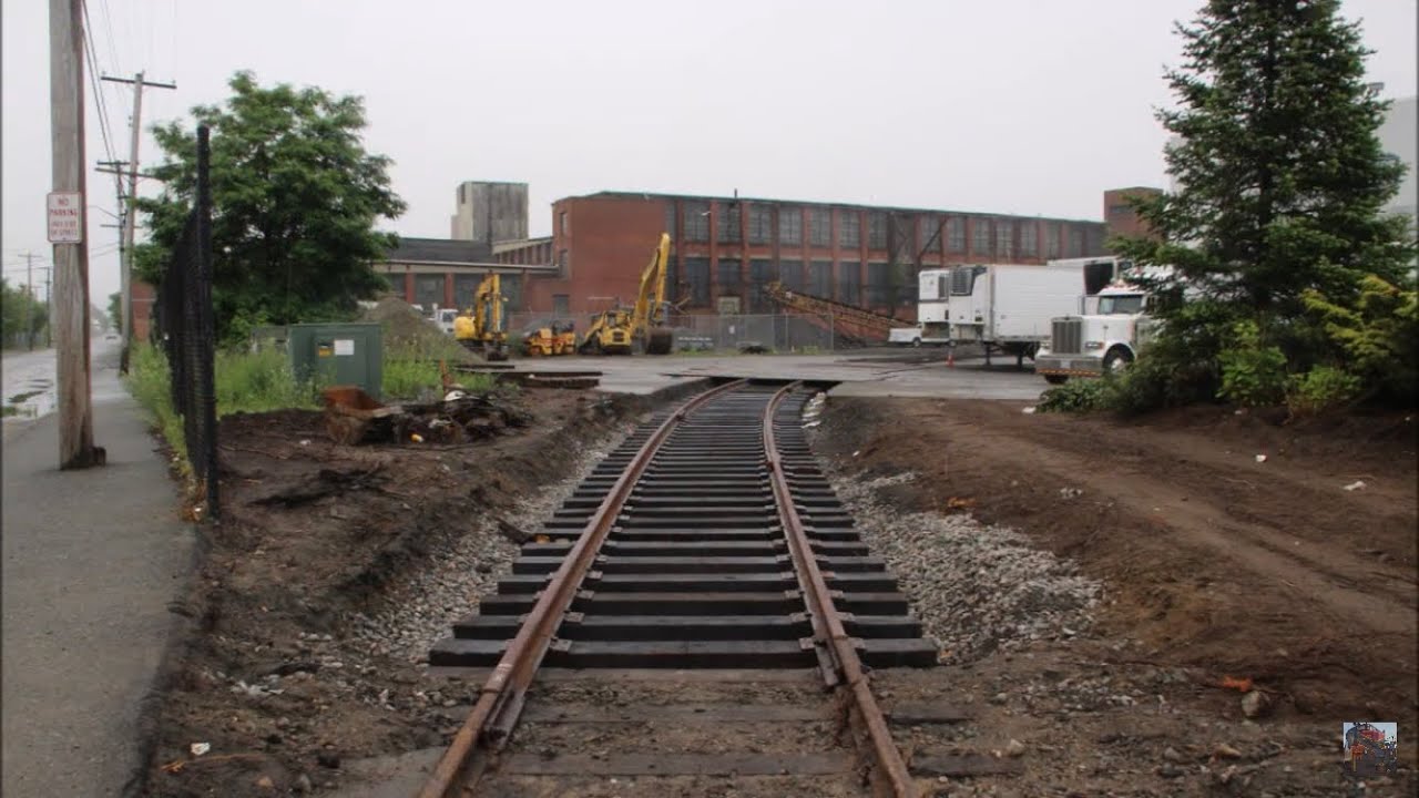 Abandoned railroad spur being restored - New Bedford, MA - 6/2021 - Update 2