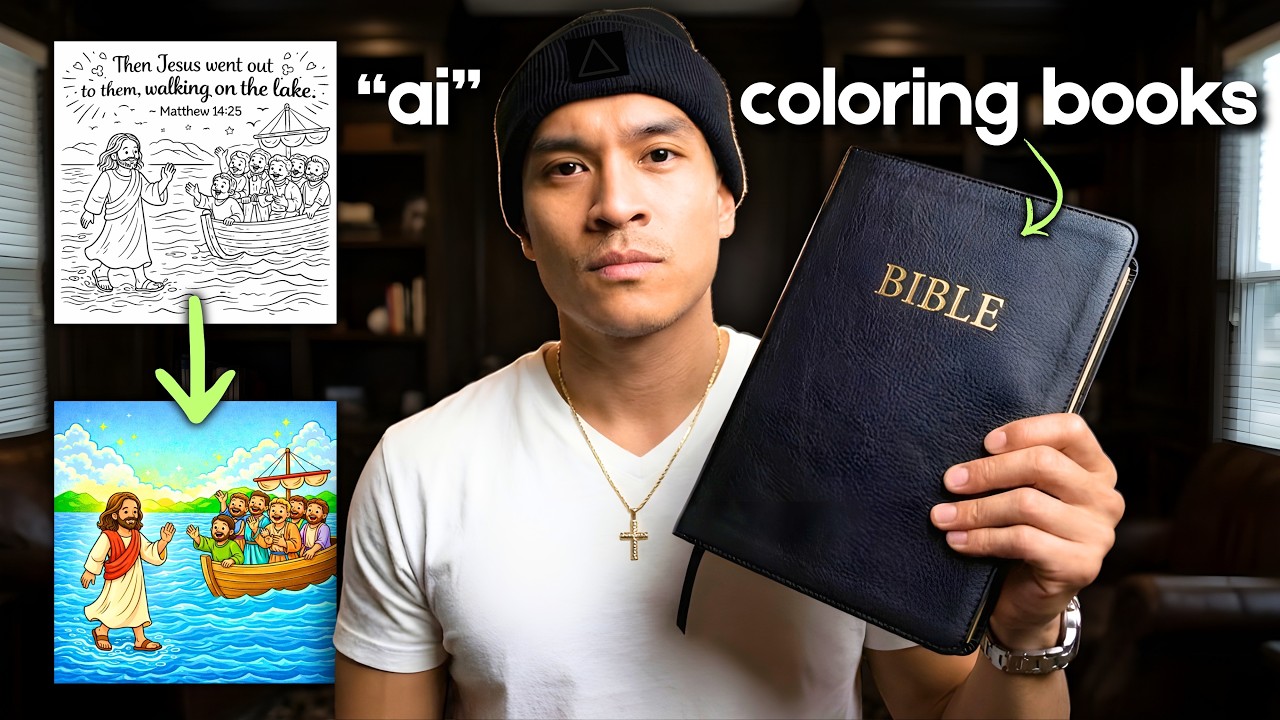 Using AI to Create Bible Coloring Books Christians Will Actually Want to Buy