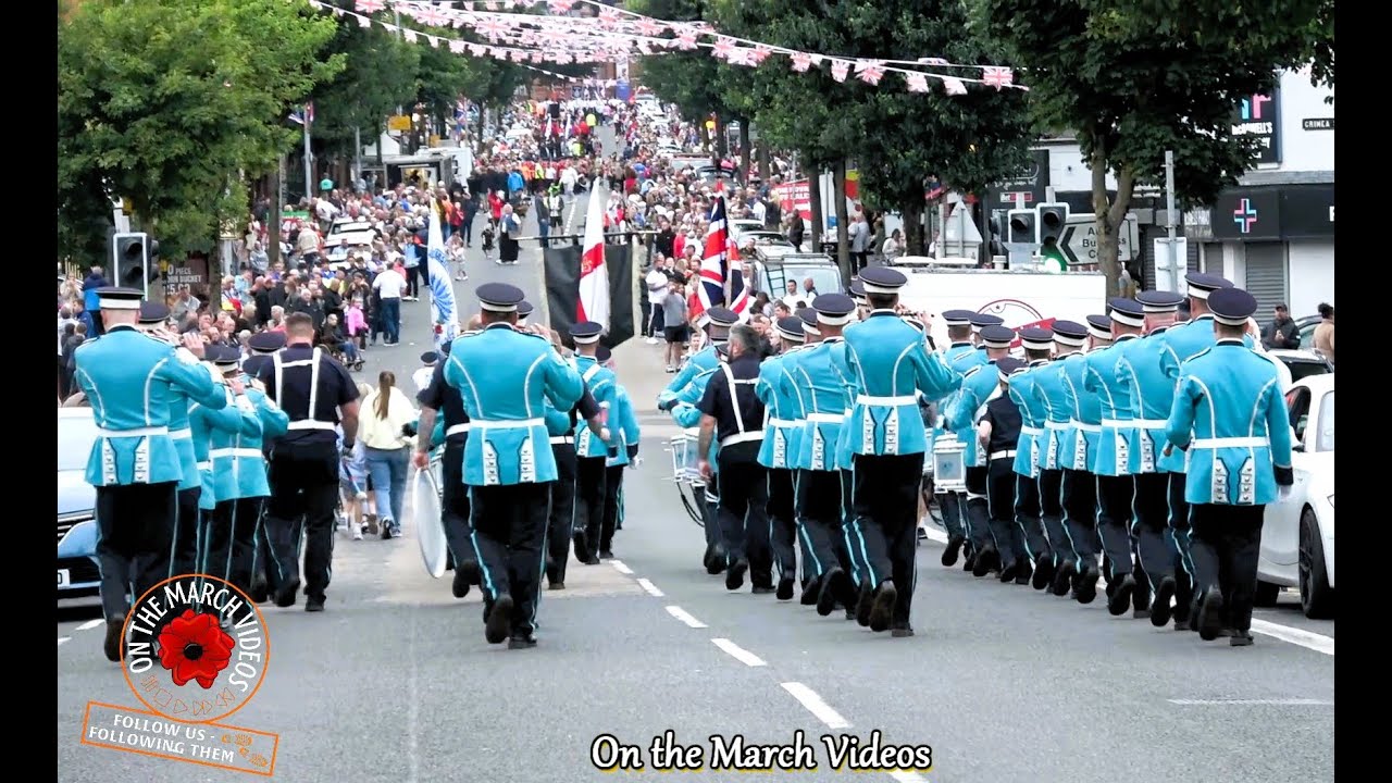 Shankill Protestant Boys, (Full parade under the arch) 1st August 2025