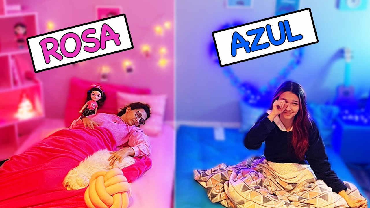 PASSAMOS A NOITE NO ESTÚDIO DECORADO NA COR SORTEADA | Luluca