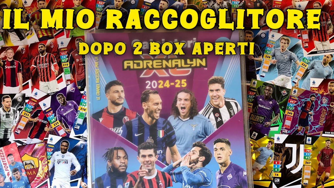 IL MIO RACCOGLITORE DOPO 2 BOX APERTI DI ADRENALYN XL 2024-25! ​⁠​⁠@Panini_Sport_Italia