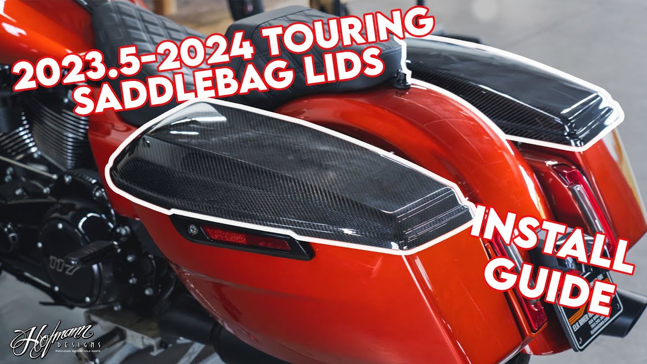 Installing Carbon Fiber Saddlebag Lids On Our 2024 Road Glide