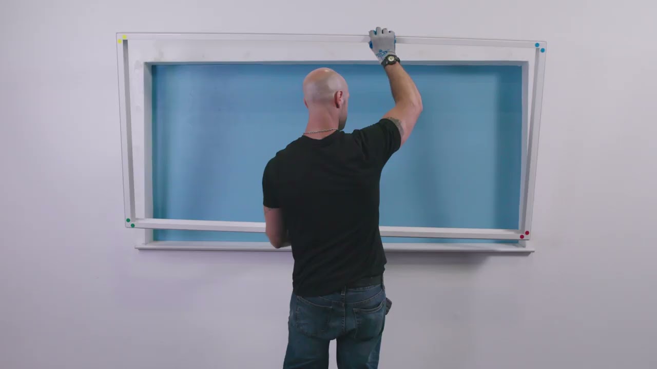 Soundproof Windows - Installing Sliding Glass Door Flush Mount Frame