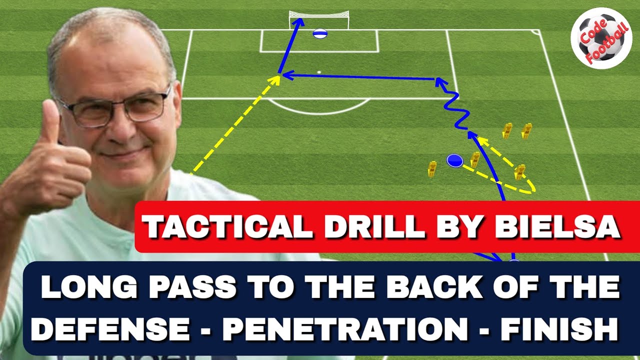 Top tactical exercise by Marcelo Bielsa!