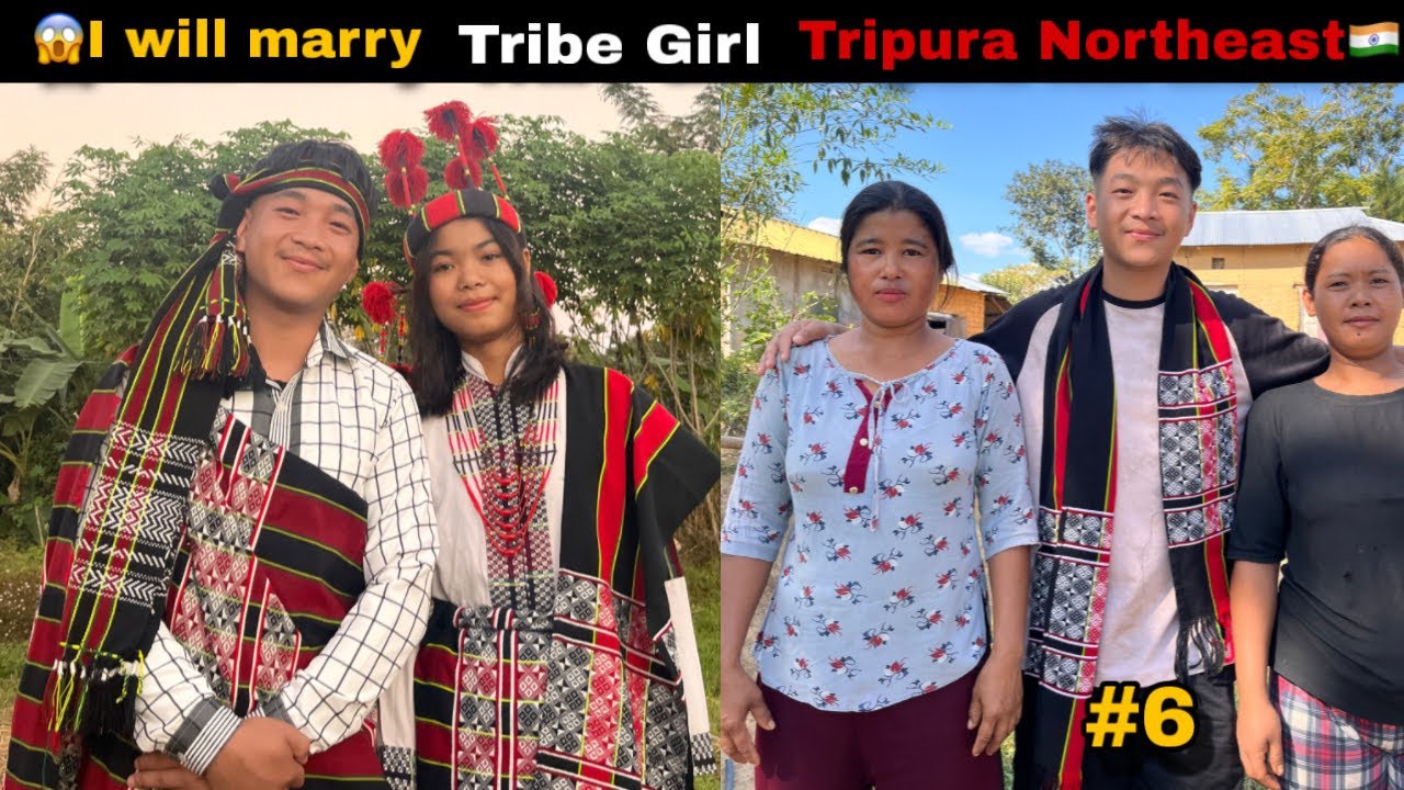 😍With cute tribe girl || Tripura Traditional Dress ❣️I will marry tribel girl?😱B Crazy 