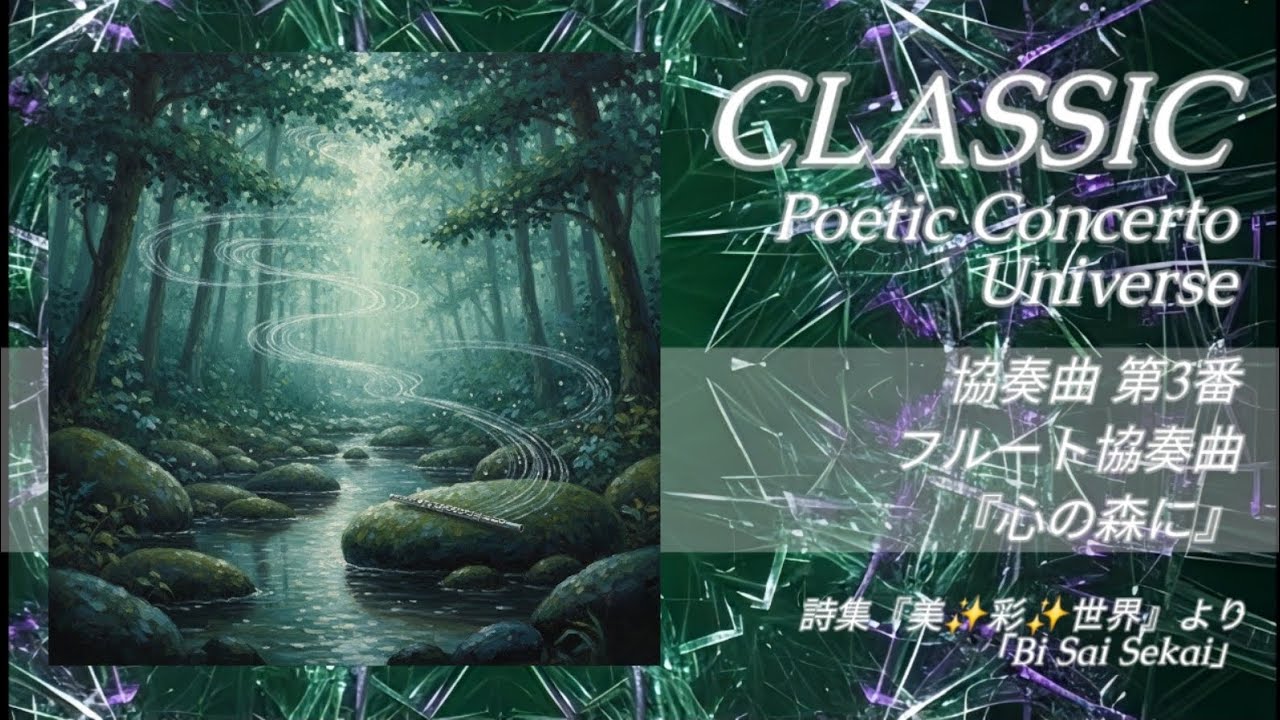 協奏曲 第3番 フルート協奏曲『心の森に』 (全４楽章) | CLASSIC Poetic Concerto Universe