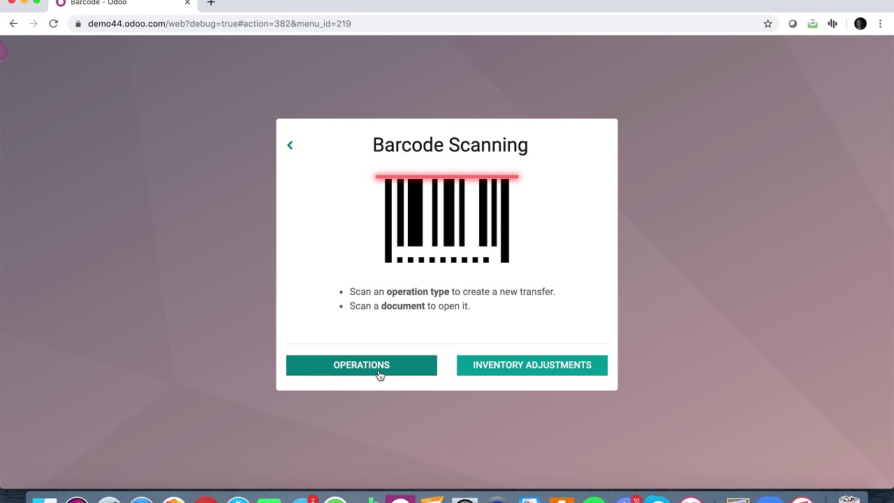 Odoo V12 - How To Manage Pallets With Barcodes