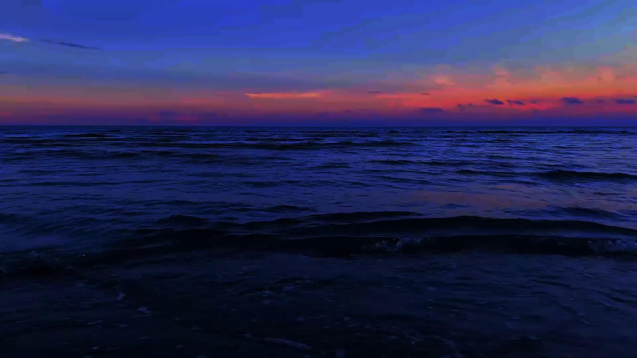 Calm Ocean Waves Sleep Background | Soft Sleep Ambience