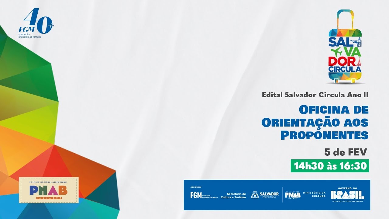 Oficina para proponentes do Salvador Circula