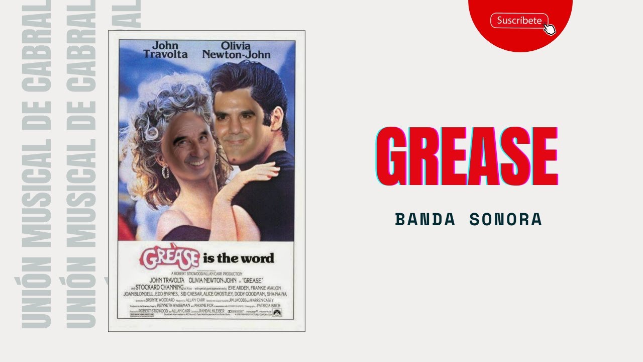 Banda Sonora de Grease | Original Soundtrack BSO 1978 | Banda de Música Unión Musical de Cabral