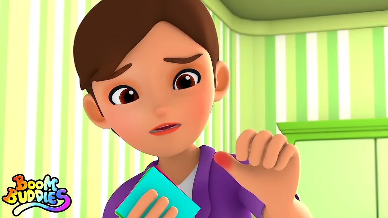 C&acirc;ntecul Boo Boo Video Animat de Desene Animate Pentru Copii de Grădiniță
