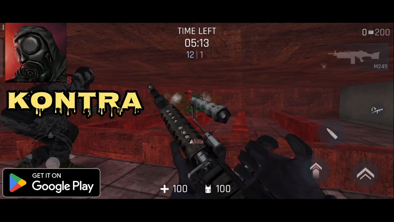 KONTRA Multiplayer fps ! Zombie 🧟 mode Android gameplay #2