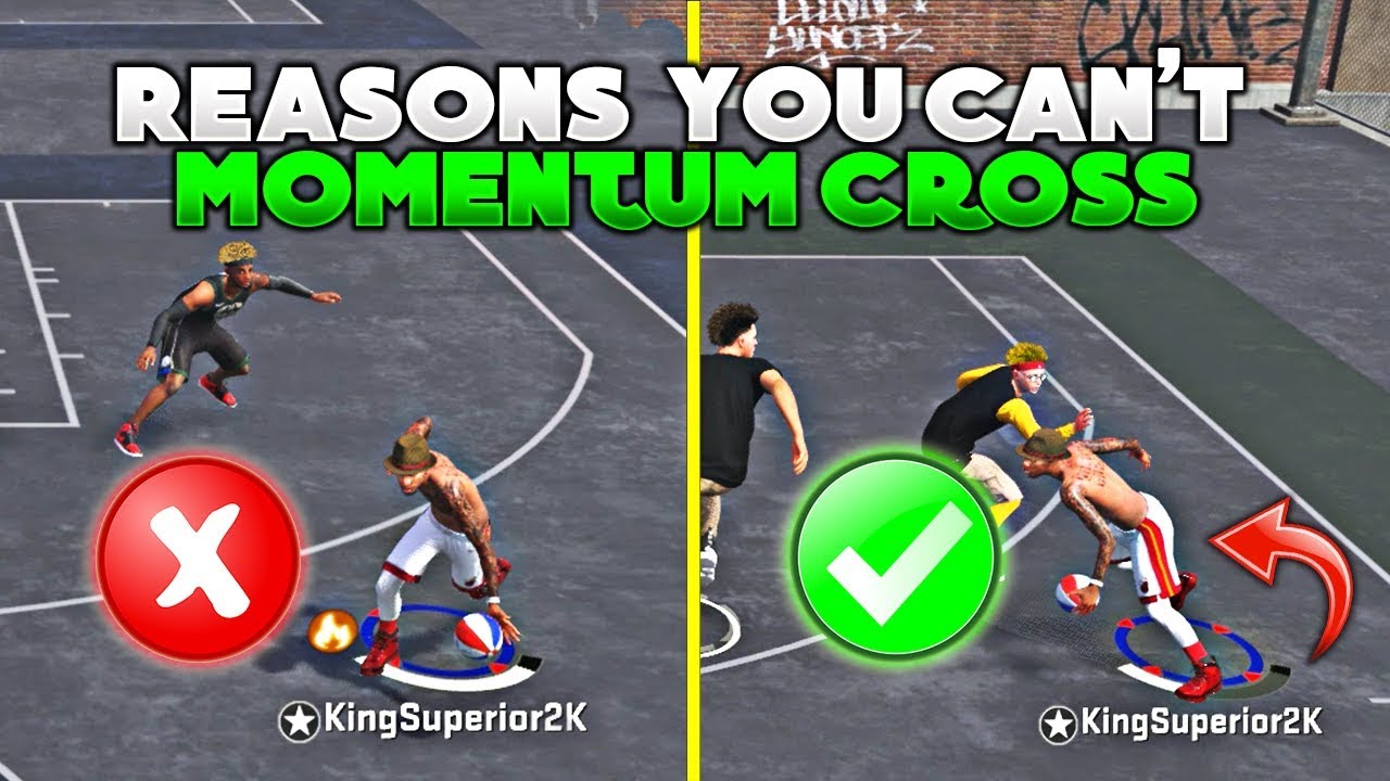 NBA 2K18 REASONS WHY YOU CAN'T MOMENTUM CROSS EASY FIX BEST DRIBBLE TUTORIAL ON NBA 2K18