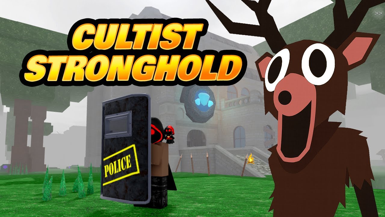 Raiding the Cultist Stronghold in 99 Nights in the Forest