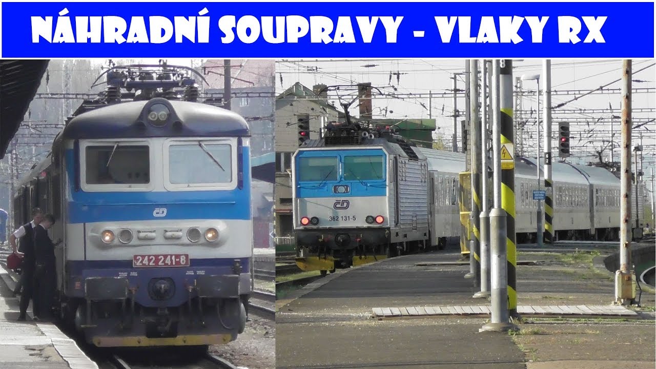 Náhradní soupravy #1 - Vlaky Rx - Cheb 14.4 - 20.4.2018 / 1. týden