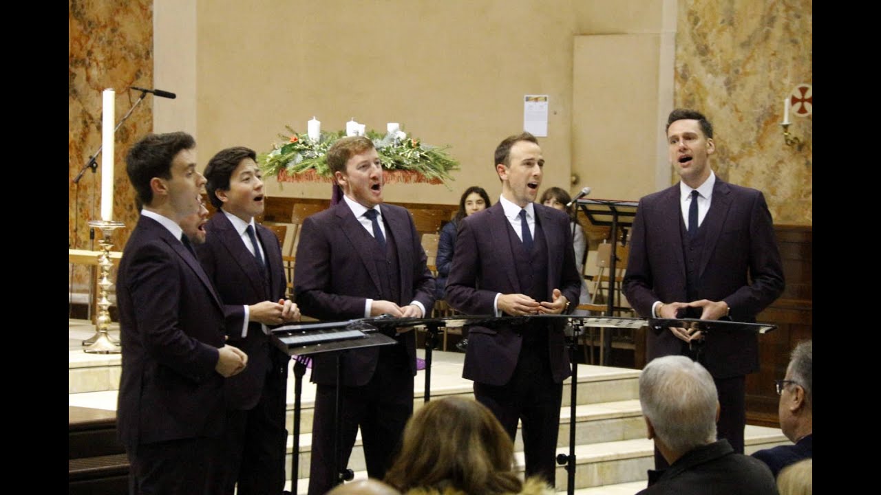 THE KING'S SINGERS   The angel Gabriel - Basilica S.Nicolò di Lecco 2 dicembre 2019