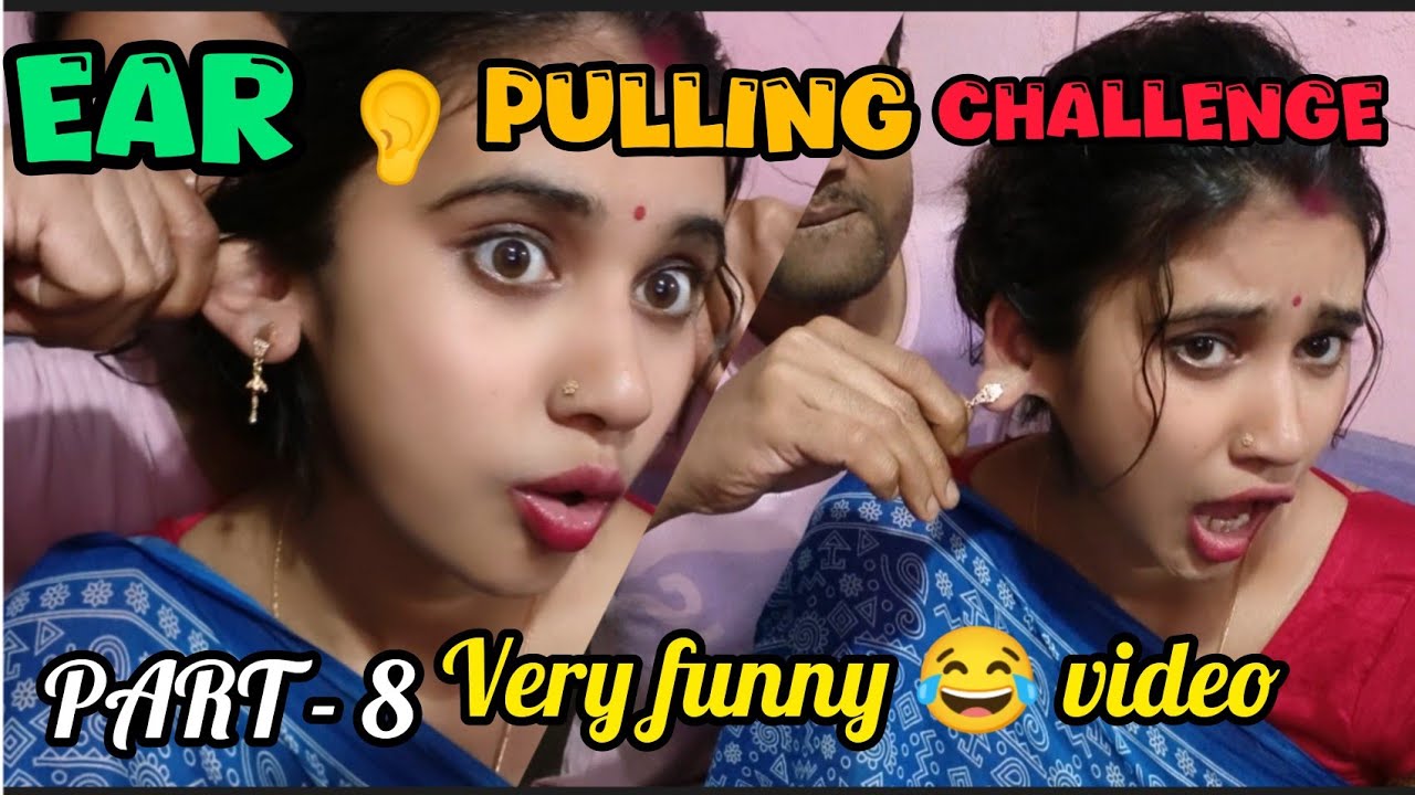 EAR PULLING CHALLENGE/EAR PULLING FUNNY VIDEO/FUNNY VIDEO/কান মলা হাসির ভিডিও/EAR PULLING ON HUSBAND