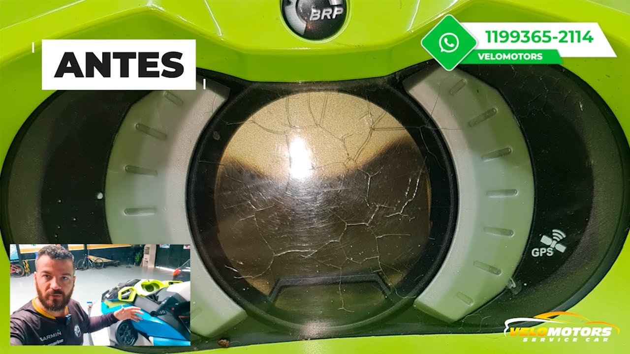 REPARO RECUPERAÇÃO PAINEL JETSKI PWC SEADOO GTI 130 TELA LCD ESCURO FADED