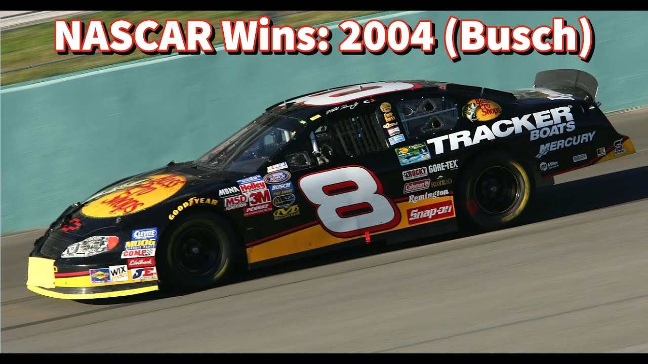 Every NASCAR Win in 2004 (Busch)