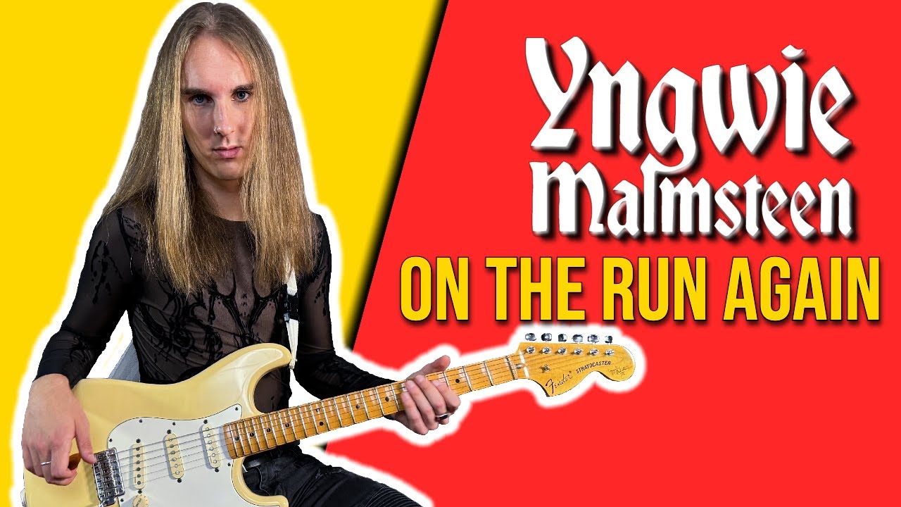 Yngwie Malmsteen - On The Run Again | Guitar Solo Cover