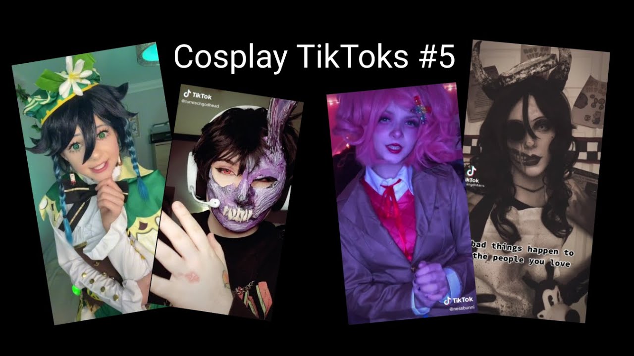 Random Cosplay TikTok Compilation #5 (Feat. BATIM, Danganronpa, DDLC and more!)