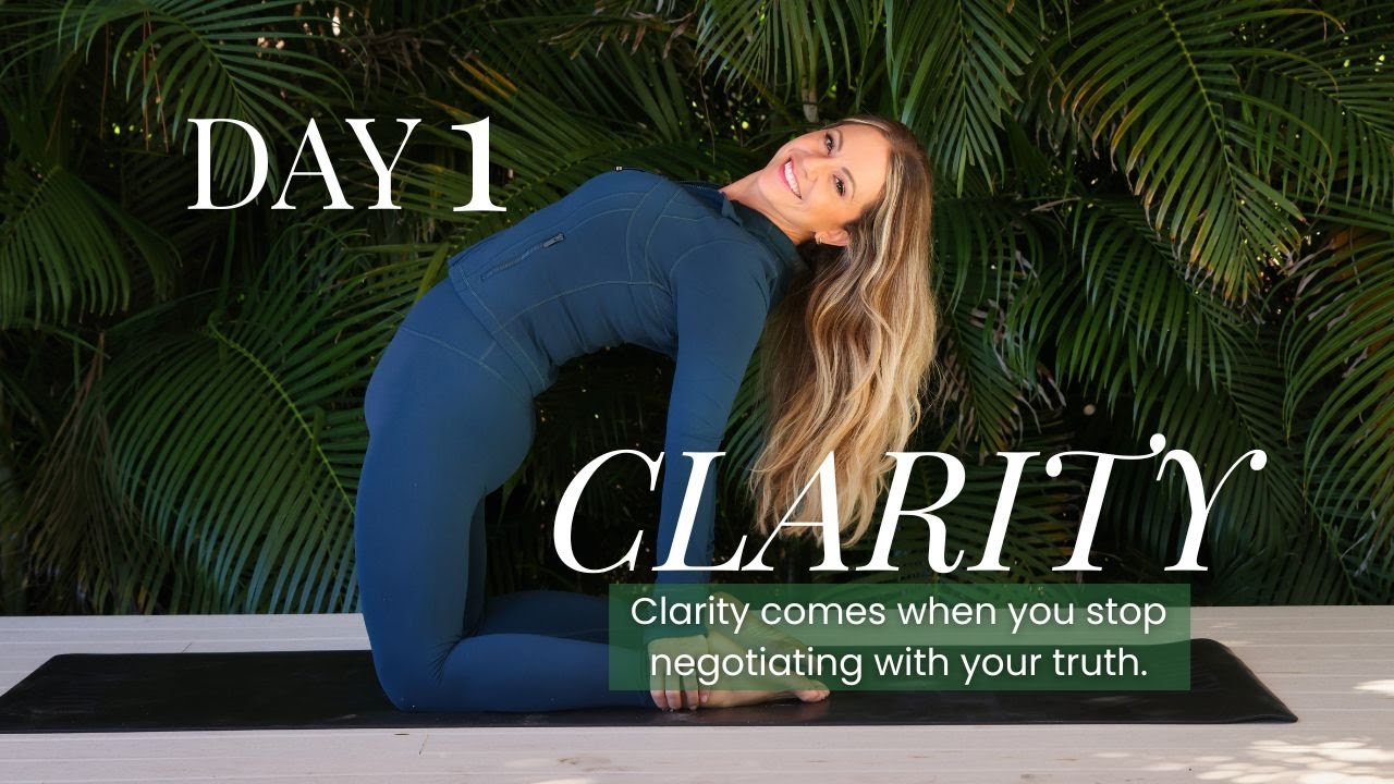 7-Day Visualization Challenge | Day 1 — Find Clarity Through Gentle Yoga + Breathwork