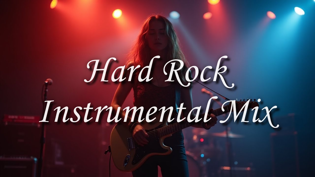 ⚡ Hard Rock Instrumental Mix | 1 Hour of High-Energy Guitar-Driven Rock